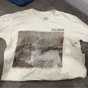 Roma Cream Graphic Tee